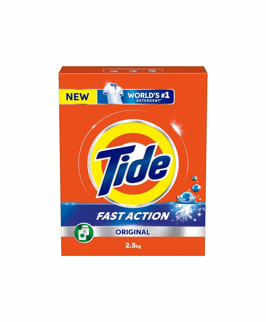Tide Fast Action Laundry Detergent Powder, 2.5 KG
