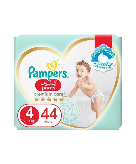 Pampers Premium Care Pants Diapers, Size 4, 9-14kg, 44 Piece
